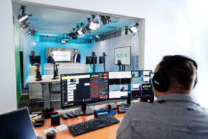 Studioperspektive aus der Technik